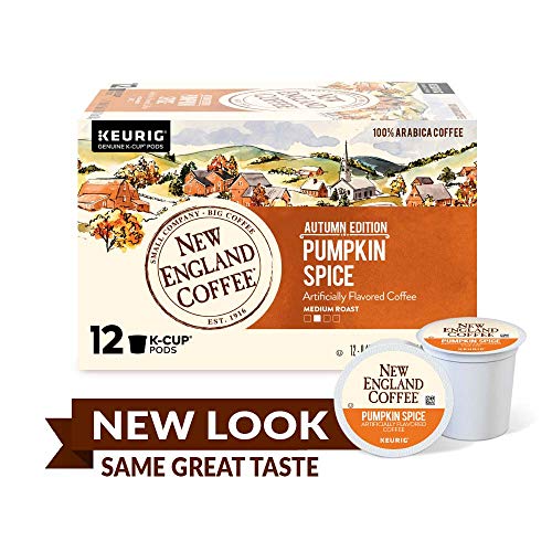 New England Coffee Pumpkin Spice, 12 Count Single Serve Cups (Pack Of 6) #TOP2