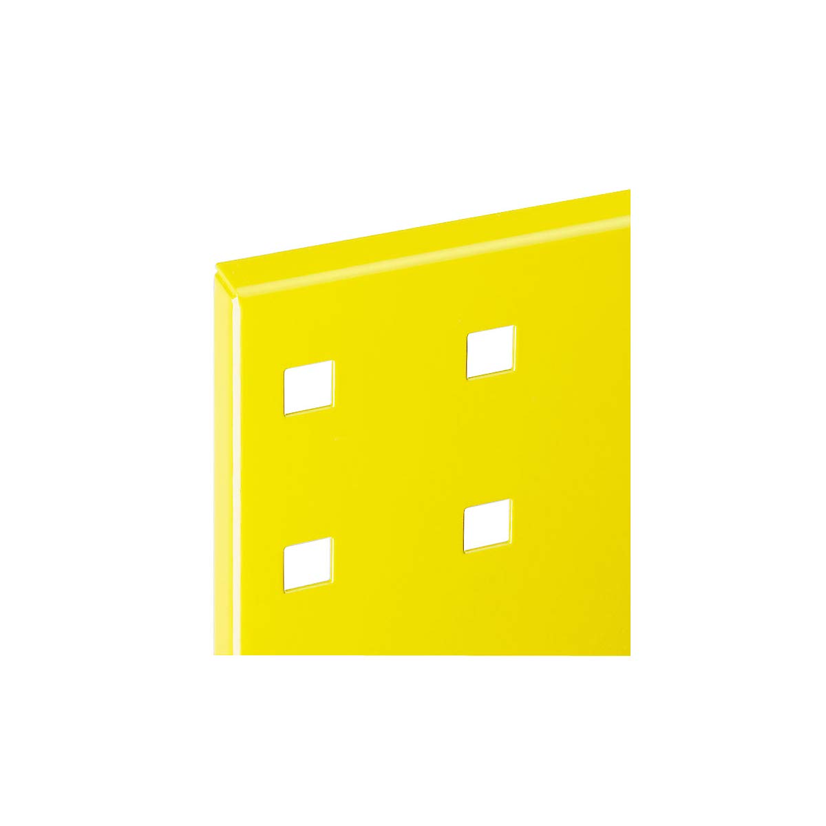 Kappes | RasterPlan Lochplatte | HxB 2000 x 450 mm | Verkehrsgelb | Schlitzplatte Systemplatte Werzeugplatte Werkzeuglochplatte