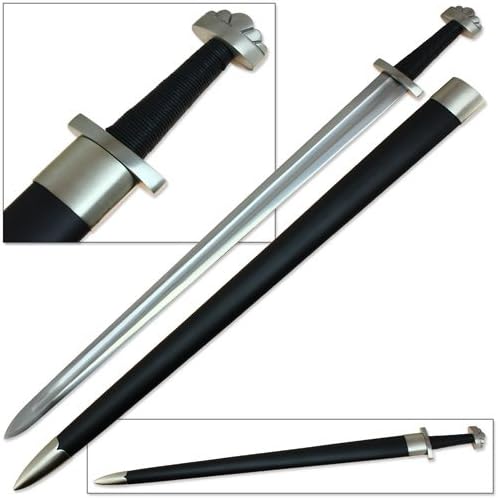 Sugoi Steel Vikings Norse Raider Valhalla Battle Sword 1060 Spring Steel Functional