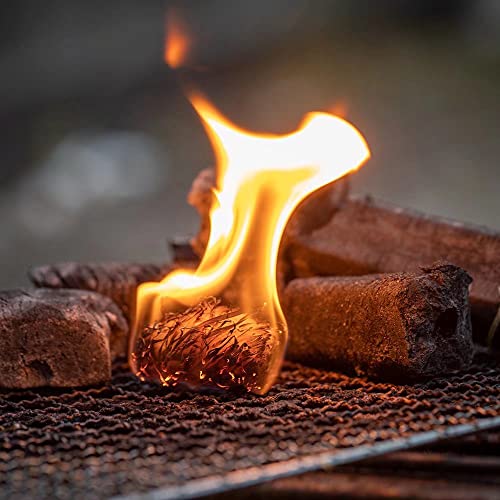 Echsum Fire Starter For Charcoal Fat Wood Stick Fireplace Camping Stove Fire Pit Charcoal Starter 56 Roll Easy Lighting Grill Bbq Chimney Survival #TOP6