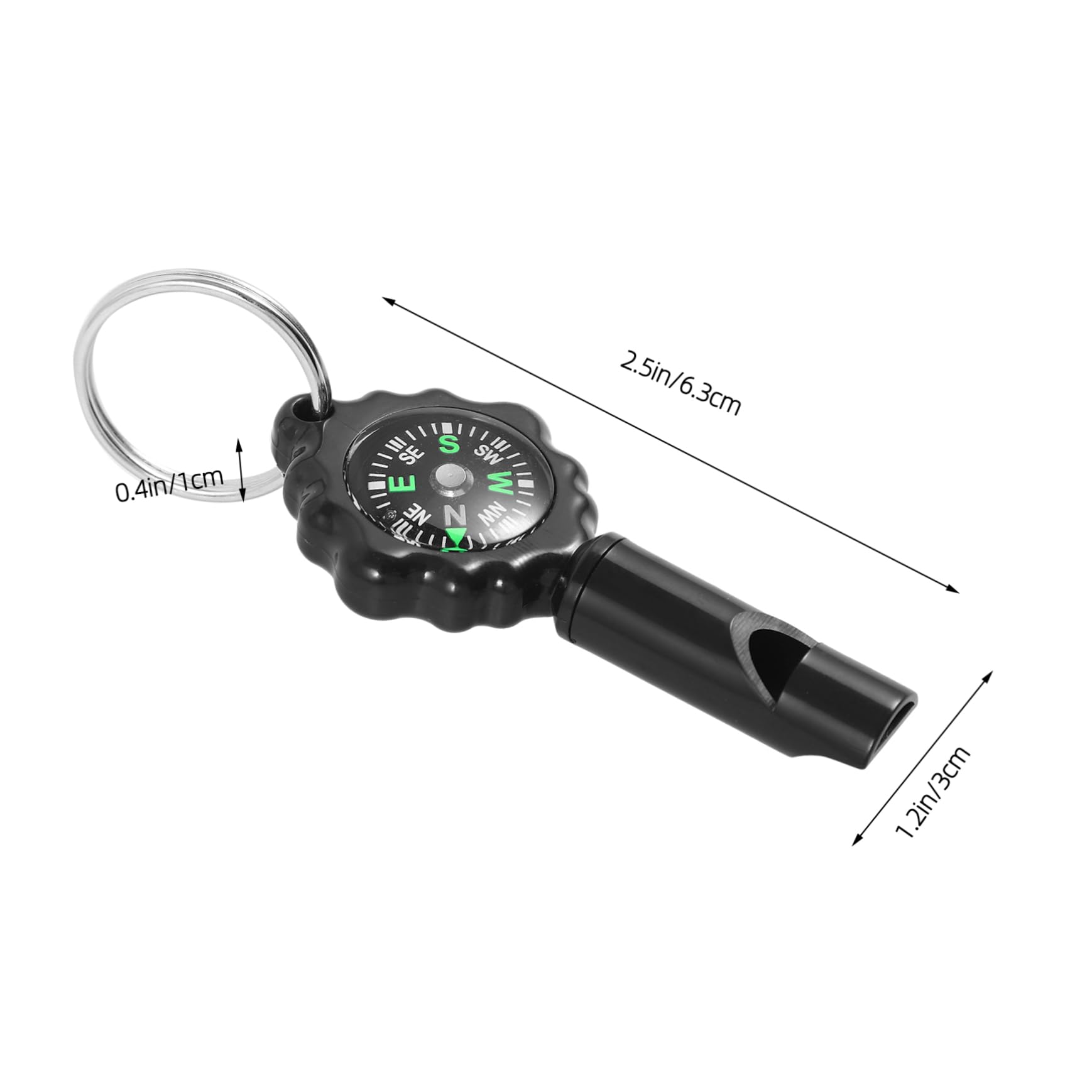 Garneck Keychain Camping Whistle Camping Gear Outdoor Whistle Whistle Emergency Survival Whistle Hiking Whistle Portable Whistle Whistle for Camping Abs