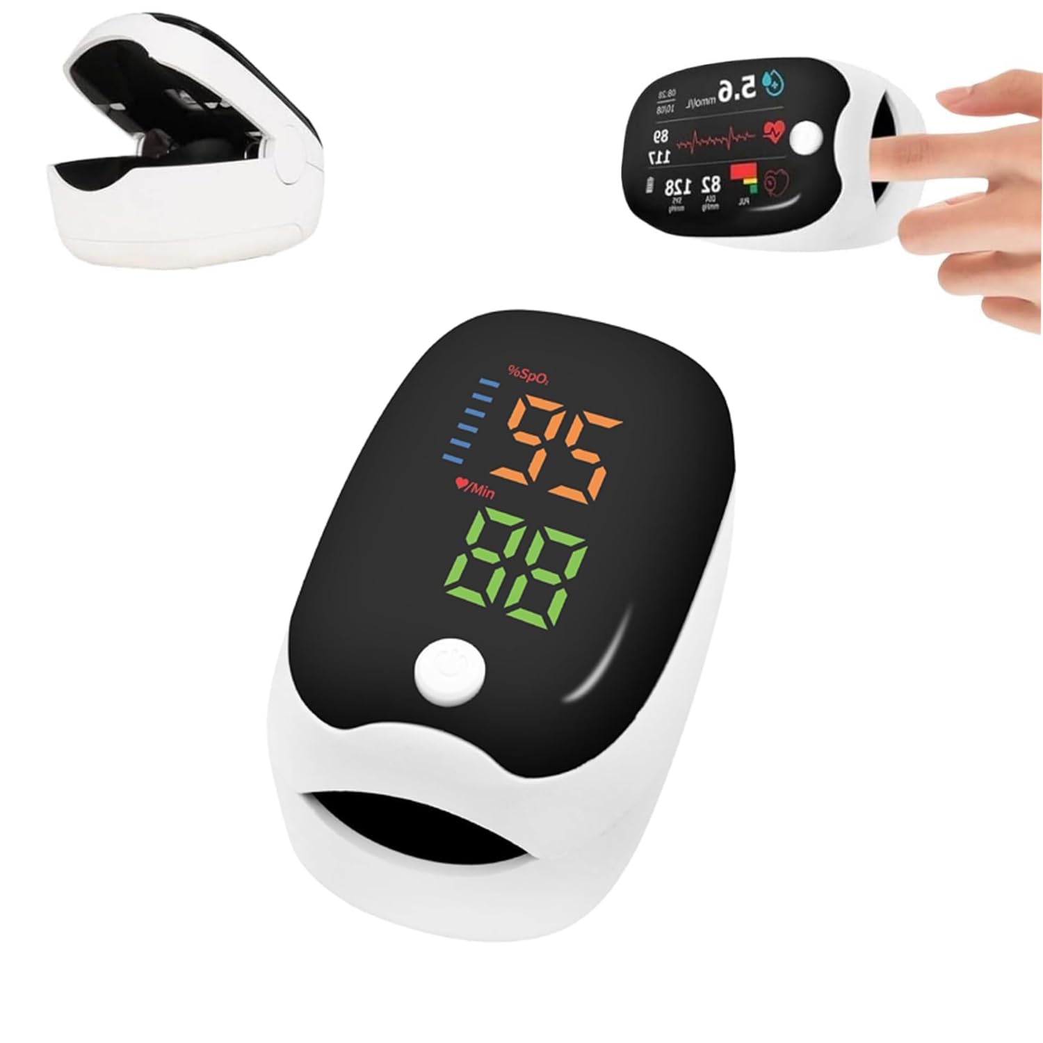 Non Invasive for Glυсоsе Meter – 2025 Upgraded Finger Tip Checker for Home or Outdoor Use – Easy to Use & Quick Reading (1pc)