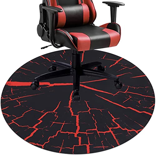 Hixingo Ronde Tapis Chaise De Bureau Antidérapant, Tapis
