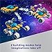 LEGO DREAMZzz Mr. Oz’s Space Car Toy, Transforming Vehicle Building Set, Includes TV Show Minifigures Mr. Oz, Albert and Jayden, Space Shuttle Toy Gift for Boys and Girls Aged 8 and Up, 71475
