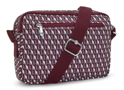 Kipling ABANU M Bandolera mediana de color 3DK Wine         ajustable para el día a día 3