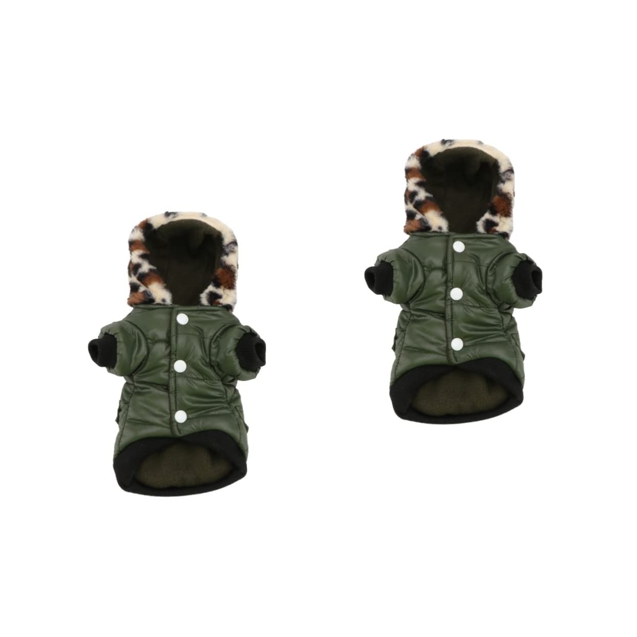 BESPORTBLE 2 Pz Vello Di Cane Felpe Con Cappuccio Per Animali Domestici Felpe Per Cani Abbigliamento Monopezzo Cucciolo Abbigliamento Per Cani Gilet Per Cani Animale Domestico Invernali