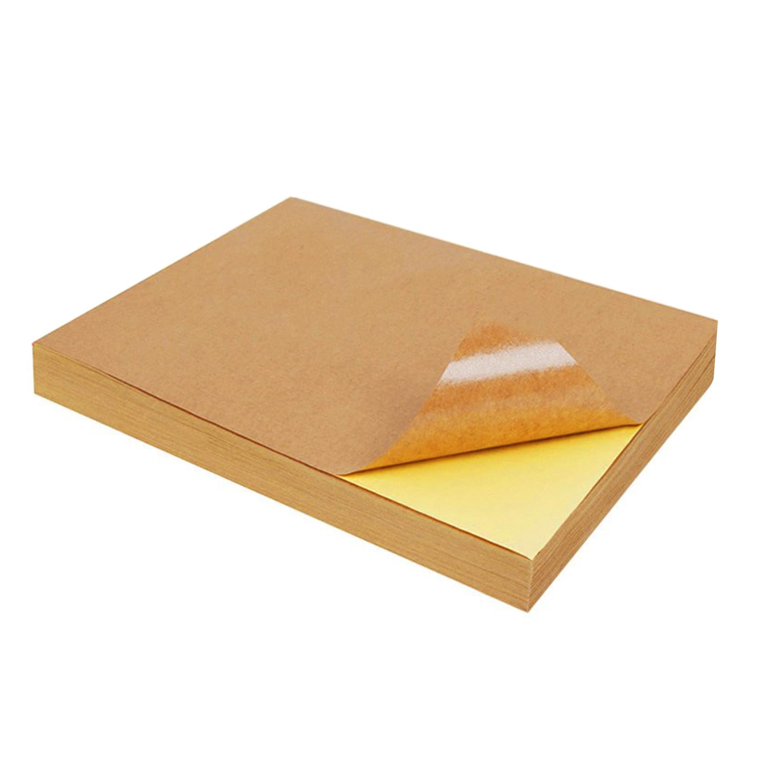 100 fogli di etichette autoadesive stampabili in formato lettera, 210 x 297 mm, etichette autoadesive per spedizioni postali