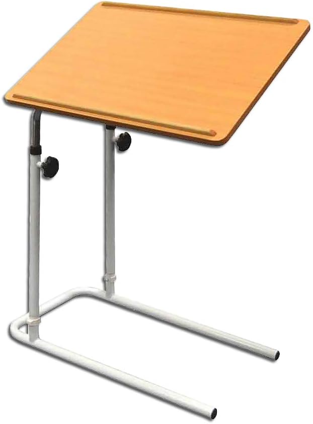 NRS Healthcare F19959 Divan Overbed Table - Tilting and Adjustable