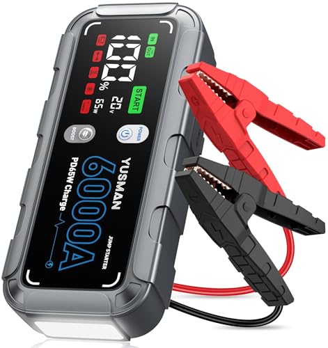 Arrancador de Coche, Y10 6000A Arrancador de Coche Portátil con p...