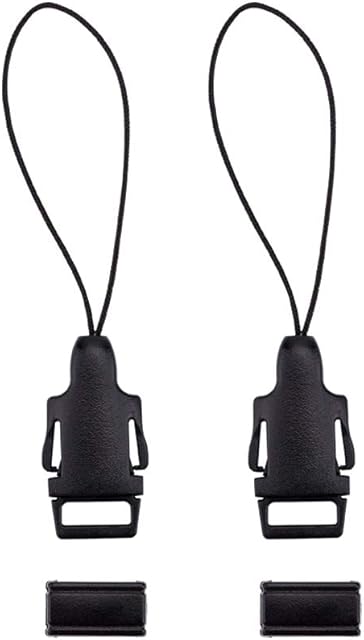 JJC NS-OA2 Quick Release Buckle Kit for Attaching a Neck Strap to Camera Eyelet i.e for Ricoh GR, GR II, GR III and Other Cameras with Similar Small Eyelets