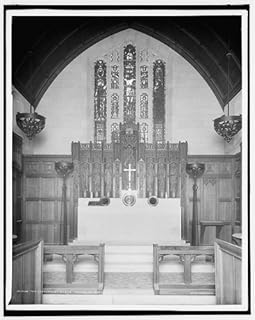 HistoricalFindings Photo: Chancel,Saint Mary's Church,altars,Crosses,Anglican,Walkerville,Ontario,1900