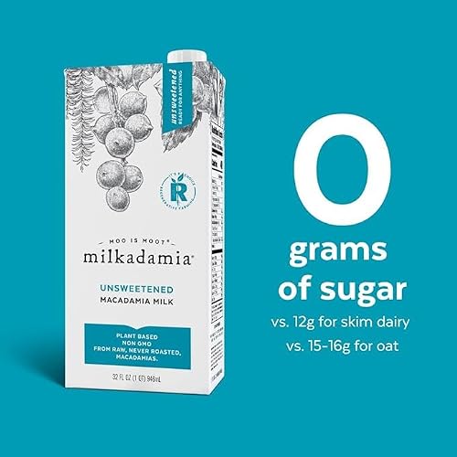 Milkadamia Milk Macadamia Unsweetned, 32 oz - Thumbnail 5
