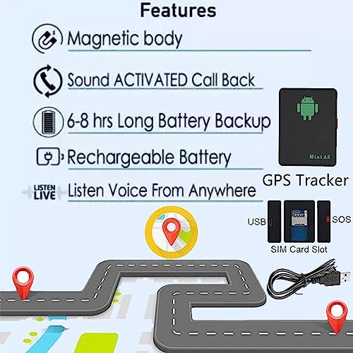 Image of Mini A8 Voice Mini Recorder for Lectures Meetings Home Office | Remote Call Back | Audio Device | Live Listening | Portable | Built-in Rechargeable Battery Voice Recorder