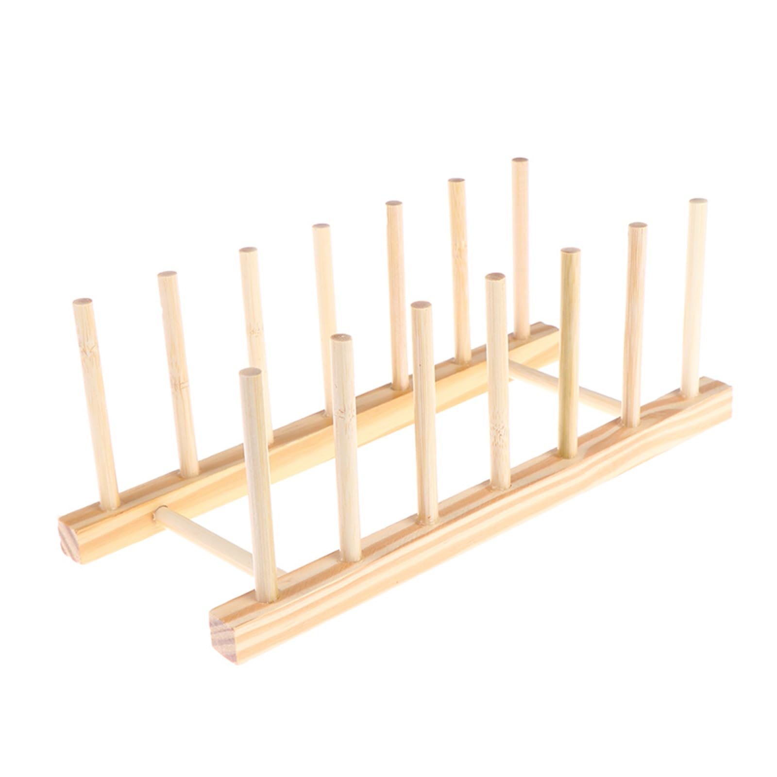 YUPLIODSX Wooden Dish Rack Wooden Plate Dish Drying Rack