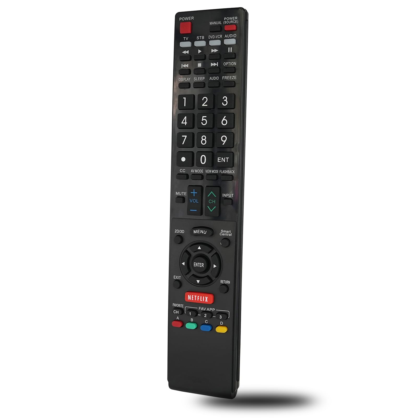 (未使用･未開封品)　hotsmtbang交換用のリモート・コントロールSharp lc-60le550u lc-70eq10u lc-70le660u gb039wjsa lc-46le840?X Samrt 3d Aquos LCD LED HDTV TV wyeba8q Amazon.com: Universal Replacement Remote Control with