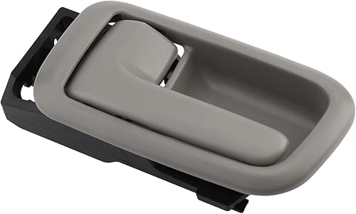 Vista 13 de Gledewen Manija de puerta interior con bisel, compatible con Toyota Tundra 2000-2006, beige, parte delantera interior izquierda del conductor