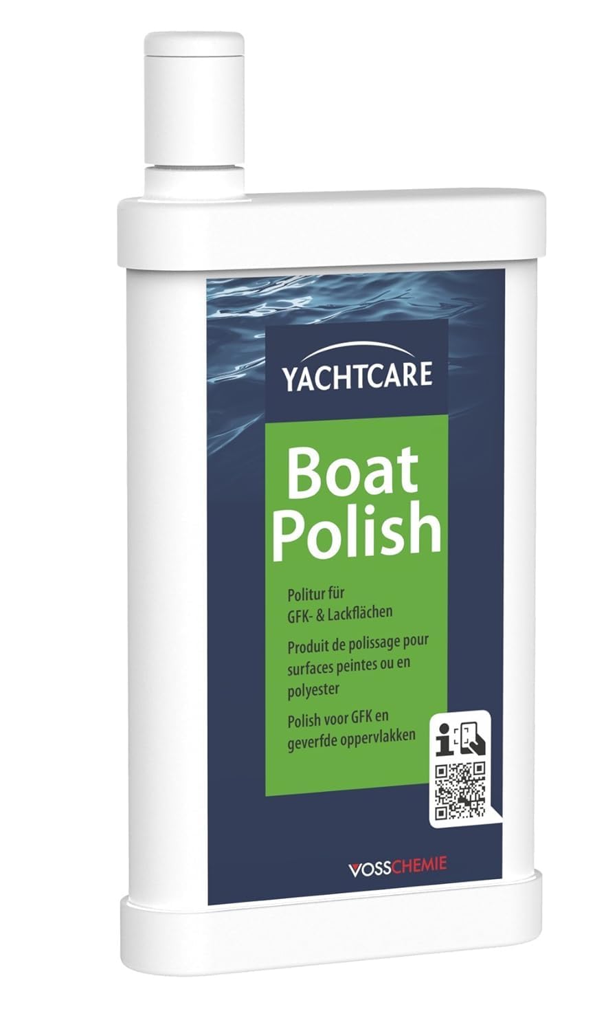 Yachtcare boat polish 500 ml, polish for boat and caravan and other plastic surfaces, light blue