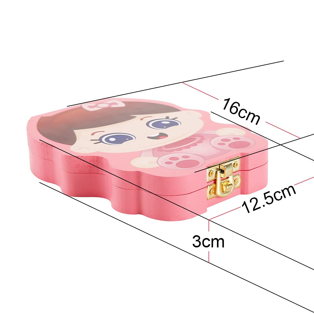 Scatola Per Denti Di Latte In Legno Aolso - Porta Dentini, Ricordo Bambini, Regalo (Modello Ragazzo) - Foto 8