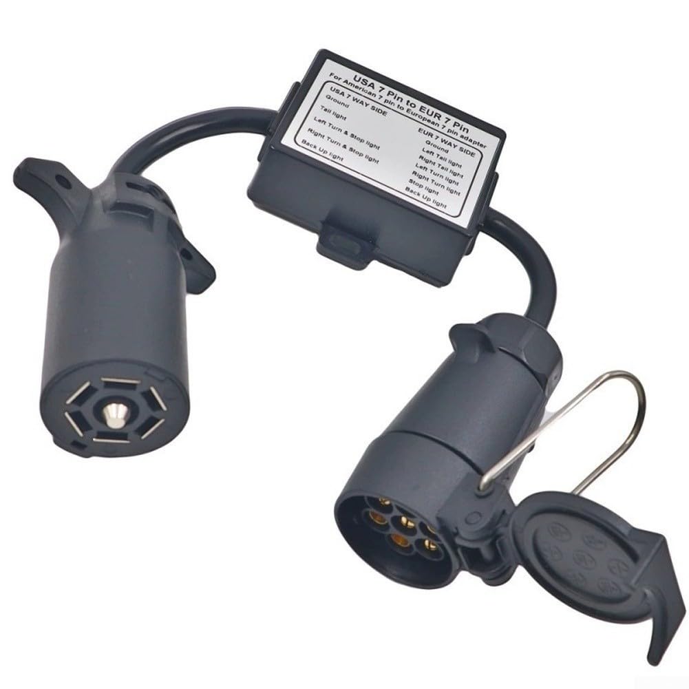 Adaptador de plástico resistente de 7 vías a 7 pines UE