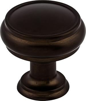 Top Knobs TK831ORB Serene Collection 1-3/16" Eden Medium Knob, Oil Rubbed Bronze