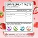 Potassium Gummies, Potassium Bicarbonate Supplement for Adults & Kids, Potassium Supplement for Electrolyte Balance & Muscle Heath, Sugar-Free, Strawberry Flavor, 60 Count