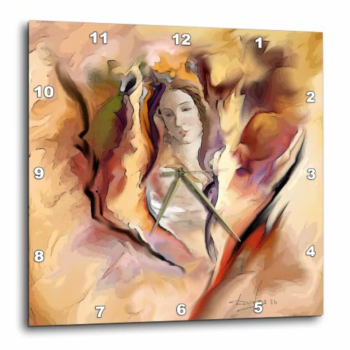 3dRose dpp_2336_3 Madonna-Wall Clock, 15 by 15-Inch