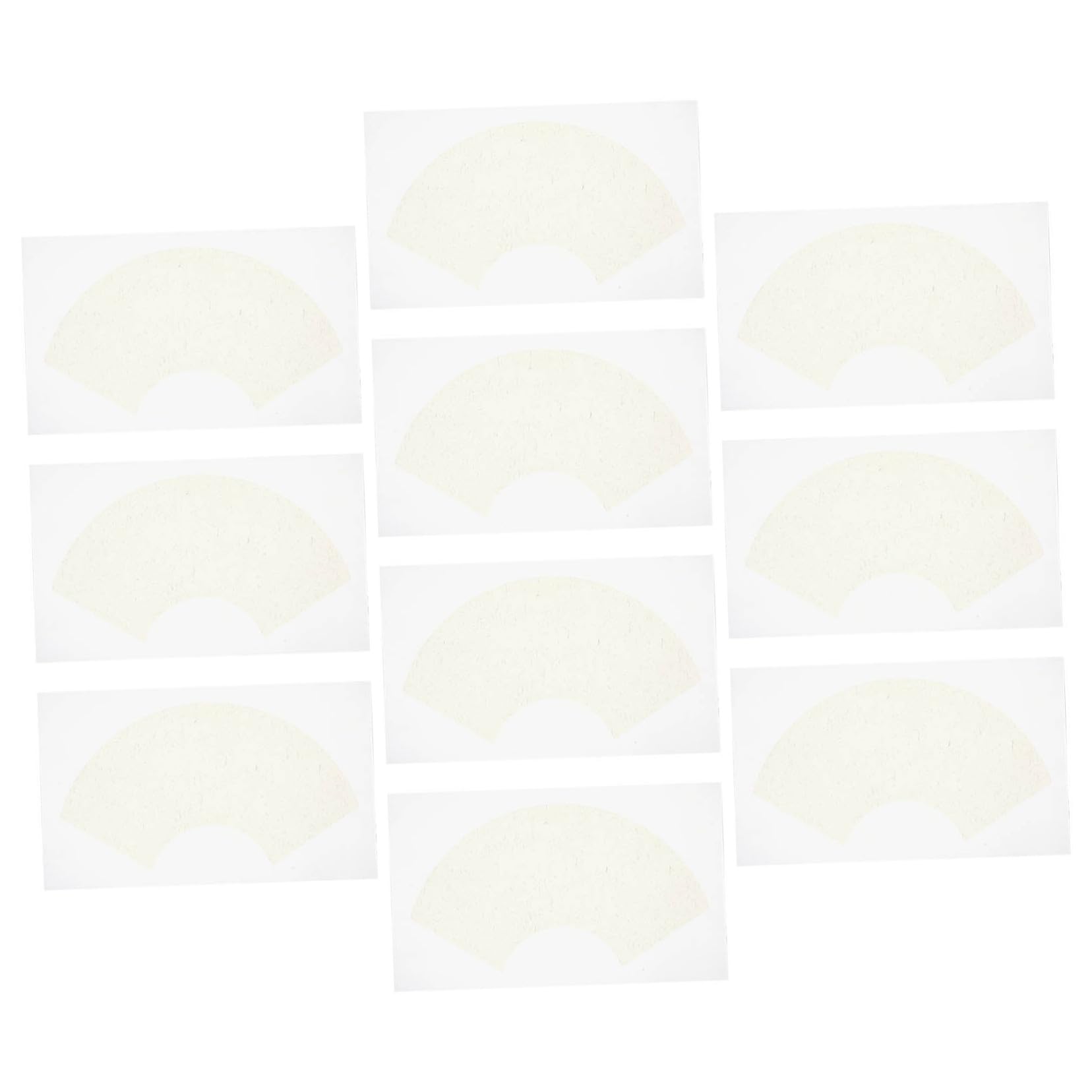 DIYEAH 20 Piezas Papel de Arroz para Pintura y Caligrafía Abanico Papel Xuan Grueso para Acuarela y Dibujo Artistas