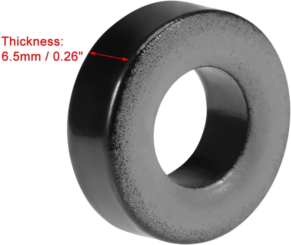 1pcs 9.2 x 18 x 6.6mm Ferrite Ring Iron Powder Toroid Cores Black Gray Inductor Ferrite Rings for Power Inductors