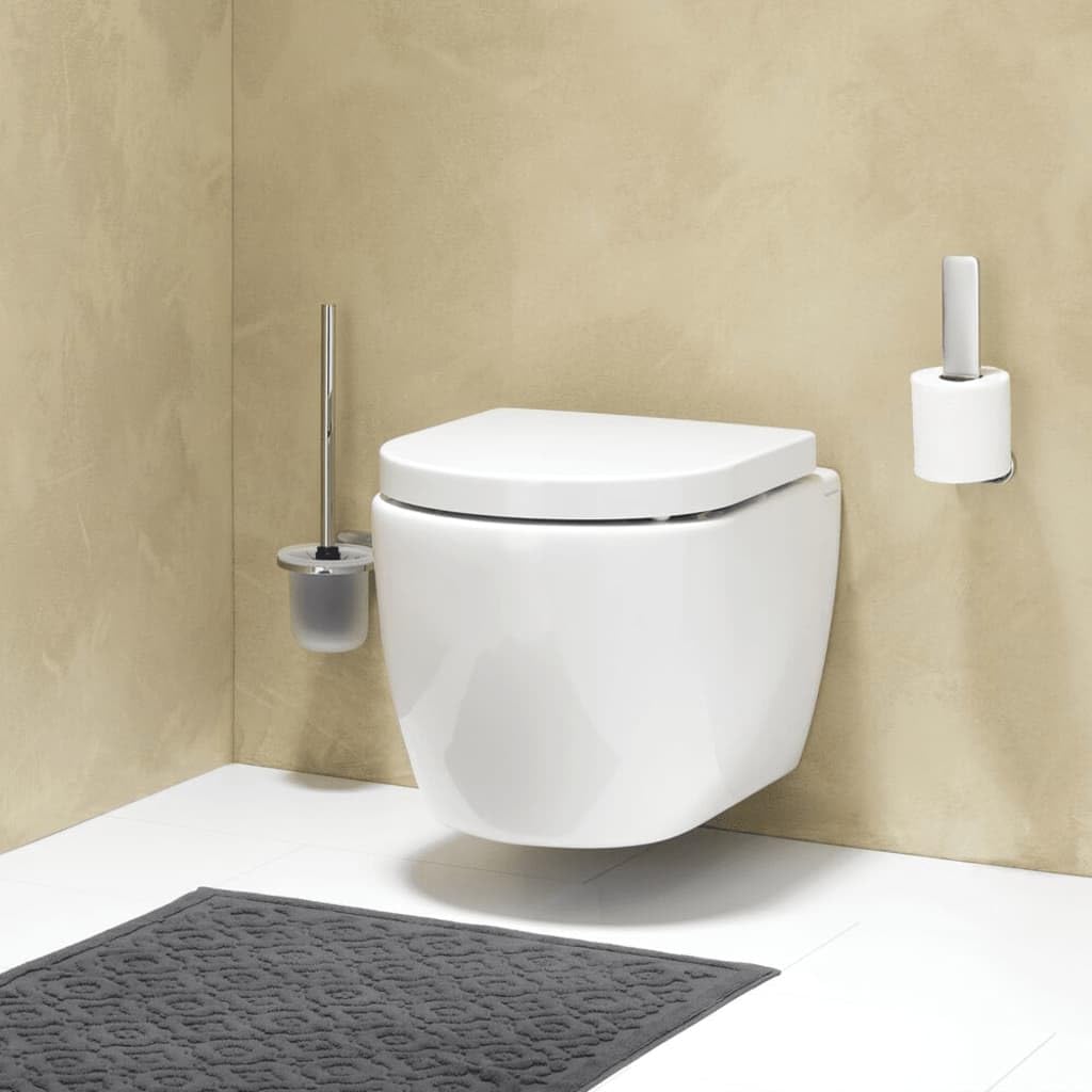 Tiger Memphis Asiento de Inodoro, 45 x 36 x 5.5 cm, Duroplast, Blanco