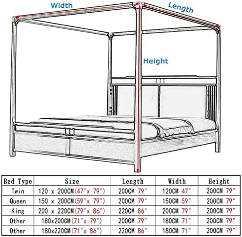 Fabric Bed Drapes Mesh Protection Canopy Shielding Netting,Bed Tents,Double Layer Luxury Bed Canopy Mosquito Net for Single Double Bed, Princess Room Lace Bed Curtains Summer Bedroom Decor (