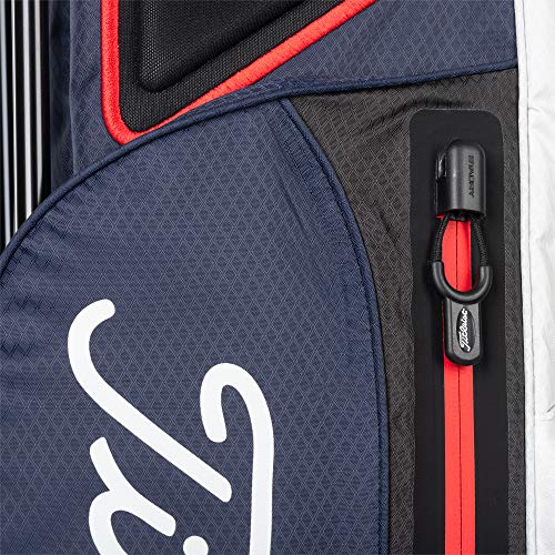 Titleist - Players 4 StaDry Golf Bag - Navy/White/Red