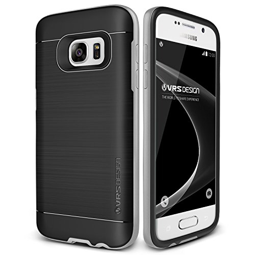 Galaxy S7 Case, VRS Design [High Pro Shield][Satin Silver] - [Military Grade Protection][Slim Fit] For Samsung S7