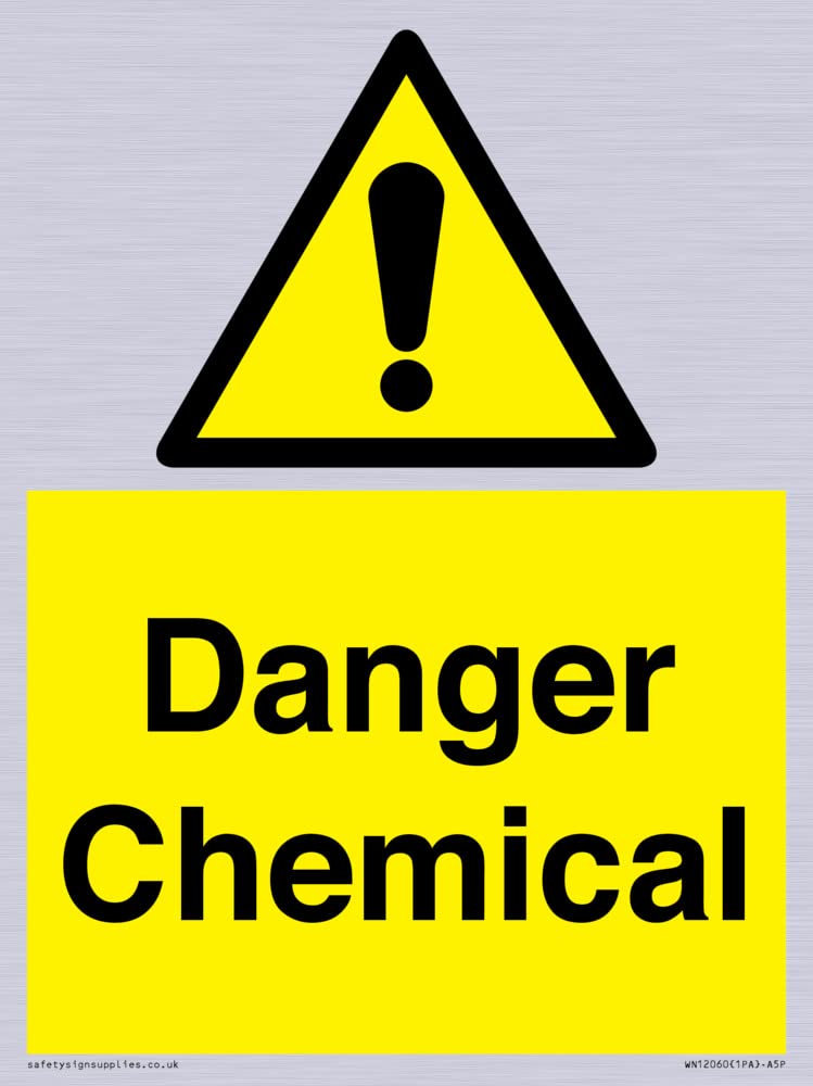 Danger Chemical Sign - 150x200mm - A5P