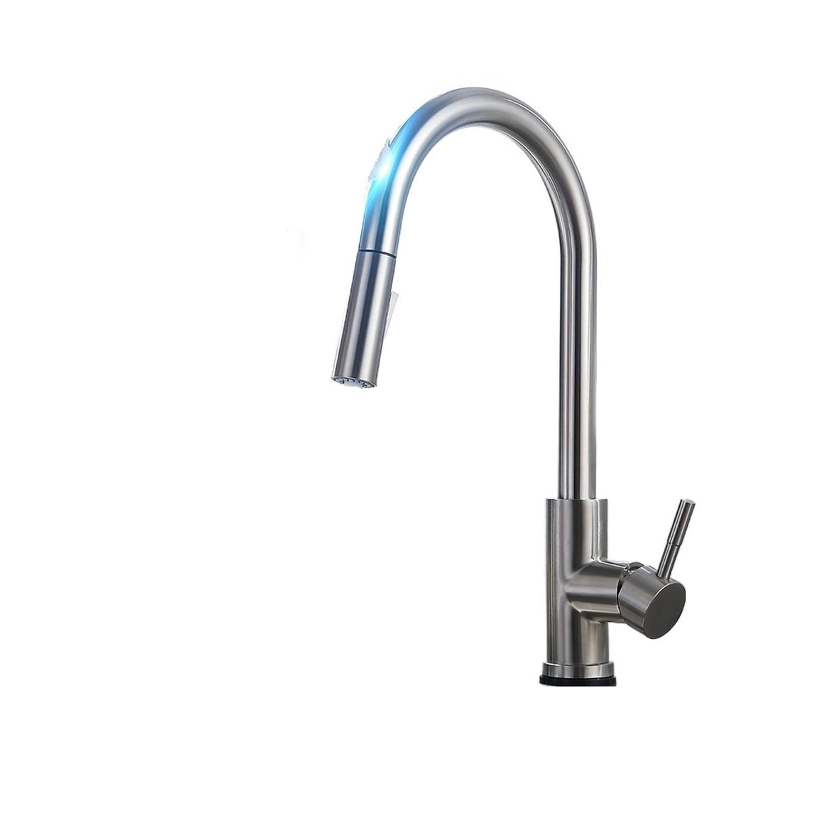 HADECOLL Pull-Out Faucet Smart Touch Kitchen Faucets Crane For Sensor Kitchen Water Tap Sink Mixer Rotate Touch Faucet Sensor Water Mixer Easy To Install,1005-Brush