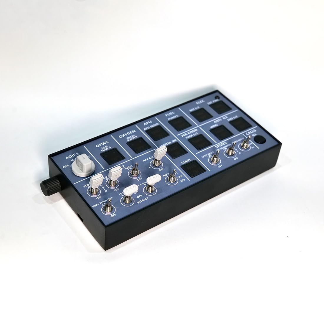 A106Pro A32X Panneau de simulateur de vol OVH léger pour MSFS 2020/24 - Compatible FENIX/FBW, Plug-and-Play, cockpit Windows Home, édition rétroéclairée