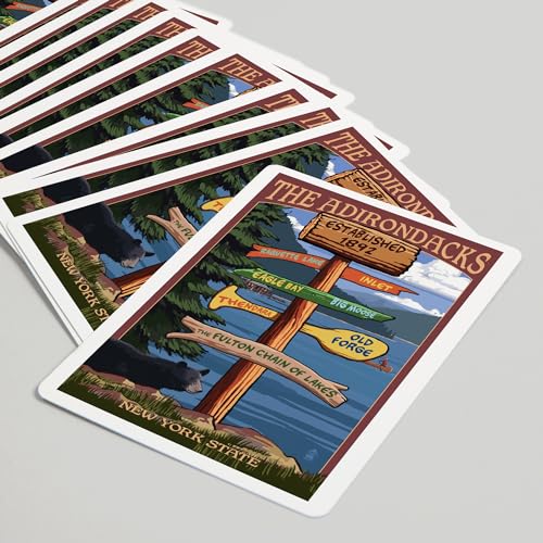 Naipes de poker Lantern Press 52 cartas para adultos miniatura 5