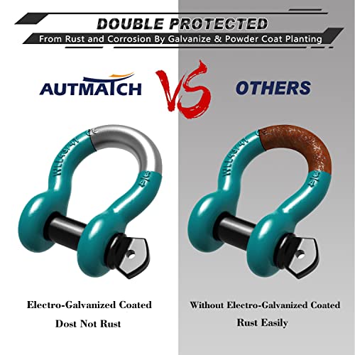 image for AUTMATCH D Ring Shackle 3/4
