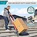 SOUTHHELP 3 in 1 Industrial Convertible Hand Truck Dolly,1000 LBS Capacity Aluminum Hand Truck Dolly,Stair Climbing Hand Trucks Heavy Duty with Rubber Wheels for Moving,Transport(Red)