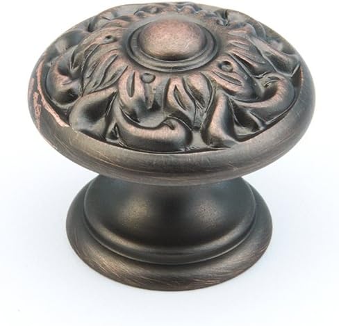 Schaub Corinthian Collection 1-3/8 in. (35mm) Knob, Michaelangelo Bronze - 870-MiBz