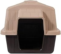 Petmate Aspen Pet Extra Small Outdoor Dog House for Pets Up to 15 lbs - All-Weather Plastic Barn, Made in USA