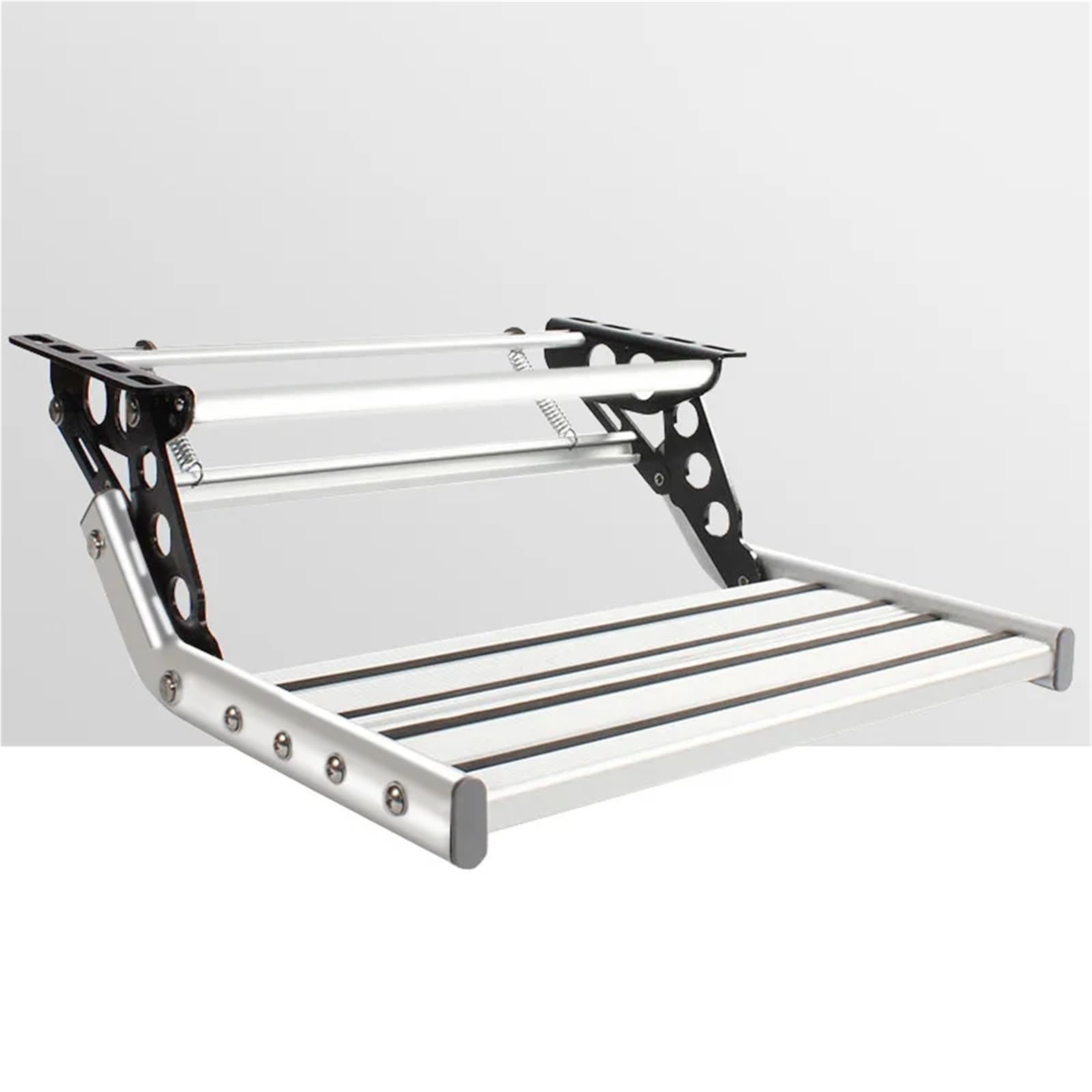 Gradino pieghevole in lega di alluminio a doppio strato/strato singolo per camper e roulotte, accessori per camper e roulotte pedale piede gradino portiera supporto piede(Double layer rv step)