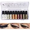 Lucoss-Glitter-Liquid-Eyeliner-Eye-Shadow-Makeup-Kit-Long-Lasting-Luminous-Shimmer-Eyeshadow-Liquid Lucoss Glitter Liquid Eyeliner Eye Shadow Makeup Kit Long Lasting Waterproof Sparkling Eyeshadow Metallic Eyeliner Liquid Eye Glitter Makeup