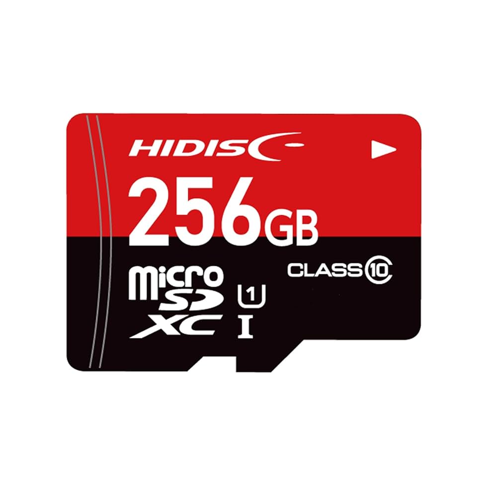 HIDISC - microSDカード 256GB【3個セット】(SDカードとしても使用可能!) HIDISC 超高速microSDXCカード 256GB CLASS10 UHS-I Speed