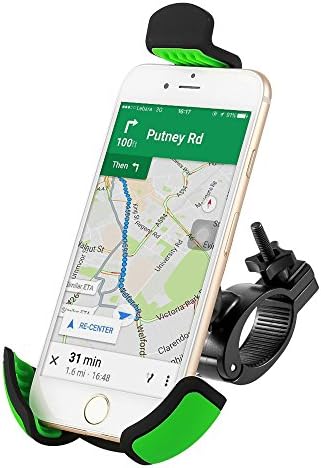 AKSOR Bike Mount, Universal Bicycle Phone Holder, 360 Degrees Rotation bicycle mount for 3.5~6.3 Inch Smartphones, Fits iPhone, Samsung, BlackBerry, HTC and More