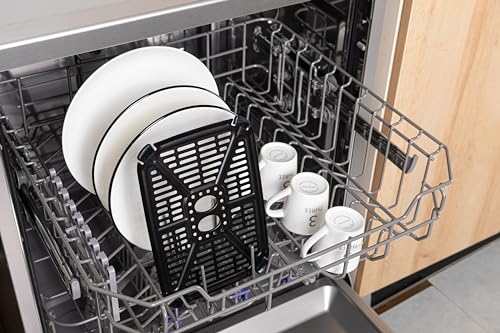 Linsar Dual Zone Heteluchtfriteuse met dubbele kamer, 8 liter, Air Fryer, 2 manden met kijkvenster, touchscreen, 9 voorinstellingen - 3000W - Afbeelding 6