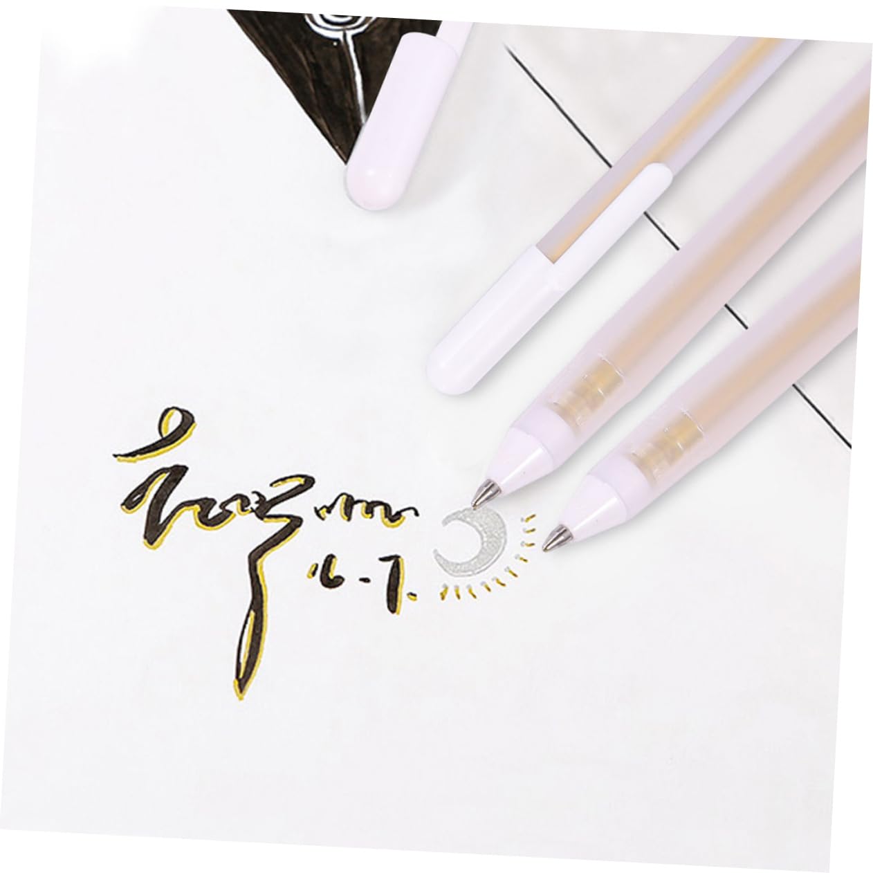 STOBOK 36pezzi Penne Gel Colorate Con Inchiostro Per Disegno e Schizzo Di Penne Evidenziatrici Punta Per Scrittura e Arte