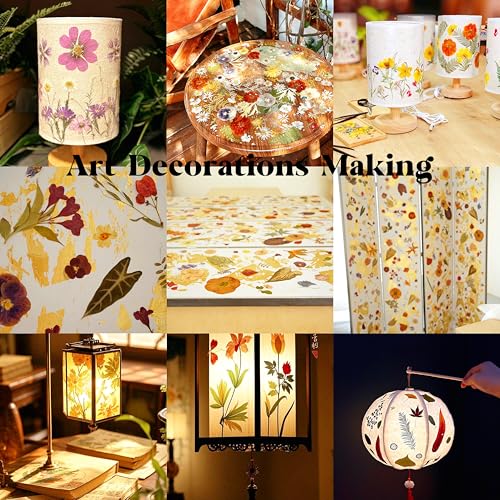 Kit de 48 flores prensadas secas naturales para manualidades miniatura 6