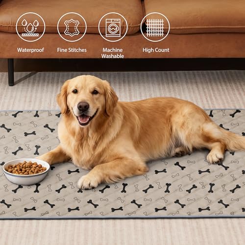 Image of Eterish Reusable Washable Pee Pads for Dogs Large /Extra Large 36'' x 41'' 2 Pack, Absorbent Pet Puppy Dog Training Pads Non-Slip, Waterproof Whelping Potty Pads for Dogs Leak-Proof