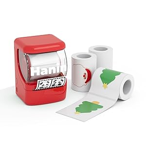 NEW1 Label Printer +4 Rolls Labels, 2 Inch Portable Inkless Bluetooth Label Maker for Small Business, Home, School, Automatic Label Recognition, Sticker Printer for Address Logo Barcode ClothingRed