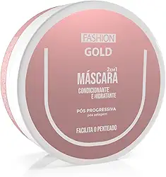 Máscara 2 em 1 Pós Progressiva Fashion Gold - 200g